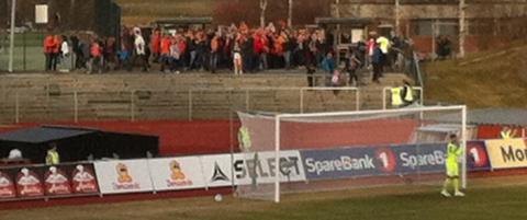 AaFK-fans slapp ikke inn før kampen var i gang