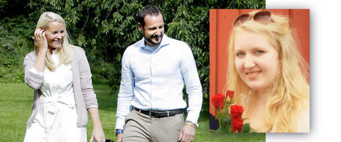 I dag f�r Ut�ya-offeret Marte (18) m�te kronprinsparet