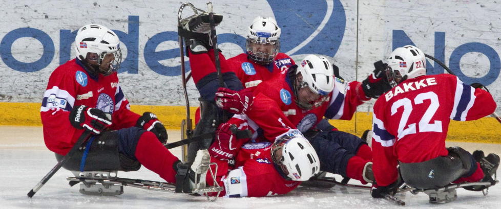 Norge reddet VM-plassen i kjelkehockey