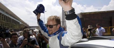 Solberg kniver med lagkameraten om teten