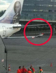 To flykollisjoner på Gardermoen i kveld
