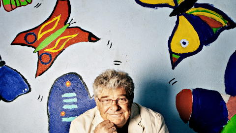 Familieterapeut Jesper Juul. 
Foto: J�rn H. Moen / Dagbladet