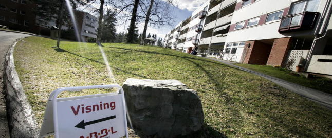 Prisen på leiligheter stiger mest