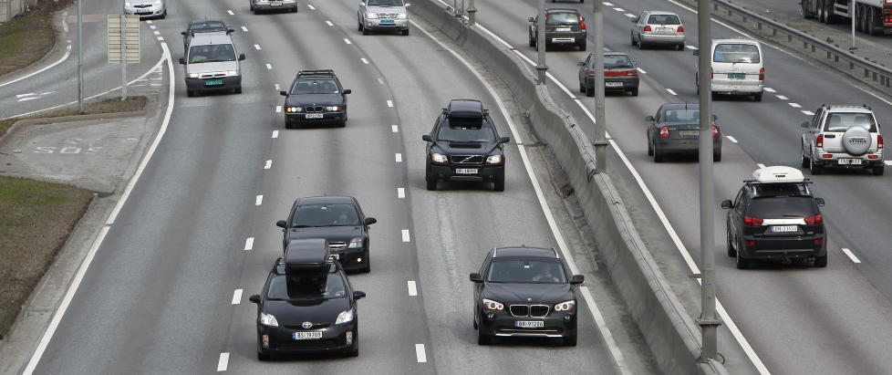 Oslo  20110415.  
P�sketrafikk p� vei ut av Oslo i sydlig retning fredag ettermiddag.  
Foto: H�kon Mosvold Larsen / Scanpix