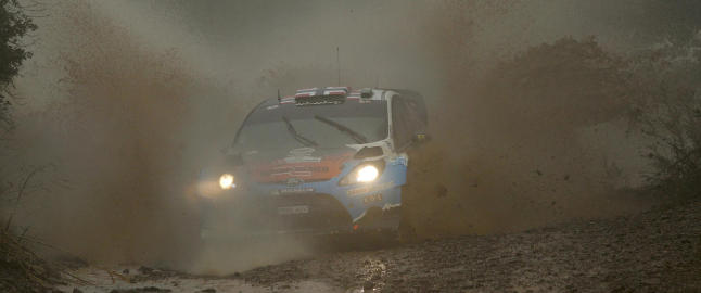 Østberg mot pallplass i portugisk gjørme-rally