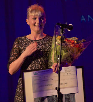 PRIS: Sigrid Moldestad. FOTO: TERJE MOSNES