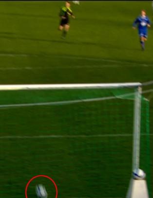 Denne ballen var aldri inne