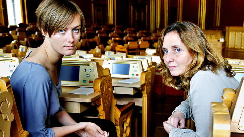 INN I DEBATTEN: Anette Trettebergstuen skrev en motkronikk etter å ha blitt provosert av å lese Skjervheims kronikk. Hun presiserer at hun ikke vet noe om Skjervheims situasjon. Her sammen med Gunn Karin Gjul ved en annen anledning. Foto: Jacques Hvistendahl INN I DEBATTEN: Anette Trettebergstuen skrev en motkronikk etter å ha blitt provosert av å lese Skjervheims kronikk. Hun presiserer at hun ikke vet noe om Skjervheims situasjon. Her sammen med Gunn Karin Gjul ved en annen anledning. Foto: Jacques Hvistendahl