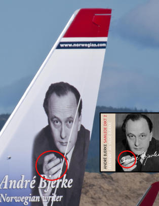 Retusjerte sigaren til Andr� Bjerke