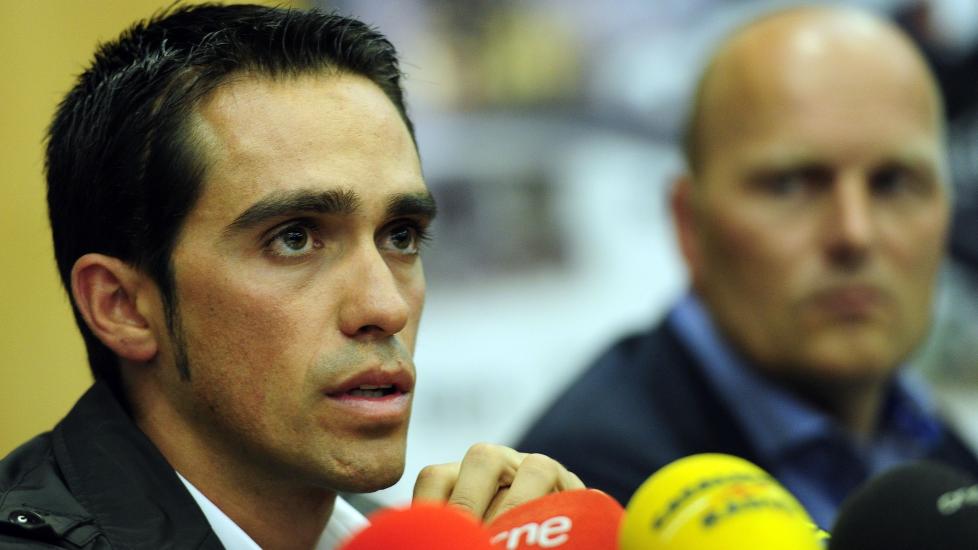 DROPPER SIVIL ANKE: Alberto Contador har mistet all tro p� rettsapparatet, og skrinlegger alle tanker om � anke dommen fra CAS. Foto: AFP PHOTO / JAVIER SORIANO