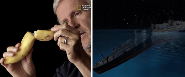 - «Titanic» ble delt i to som en banan