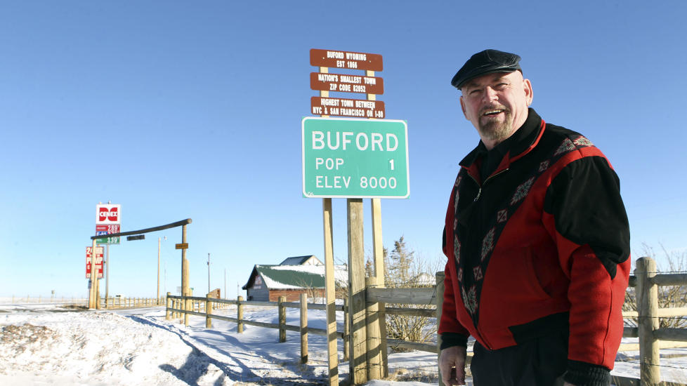 HAR BODD ALENE: Don Sammons har bodd alene i Buford etter at kona d�de og s�nnen flytta. Foto: AP/Wyoming Tribune Eagle, Michael Smith/NTB Scanpix