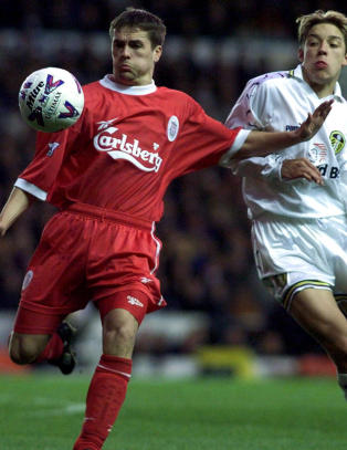 I denne kampen mot Leeds ble Michael Owen �delagt