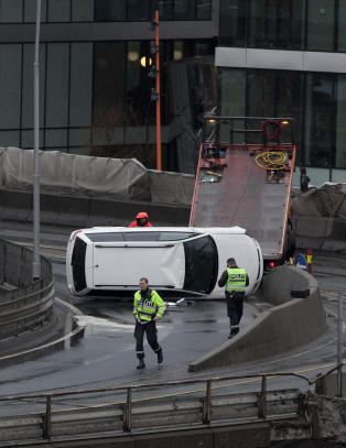 Bommet p� veien, endte p� siden