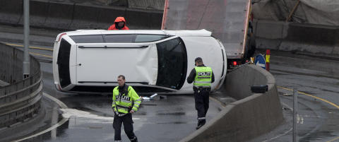 Bommet p� veien, endte p� siden
