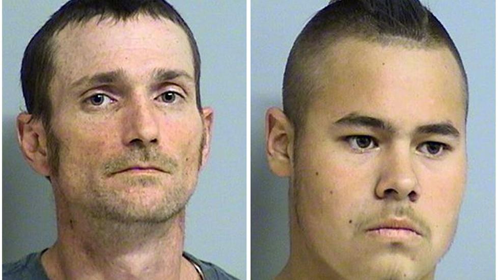 DRAPSSIKTET: Alvin Watts og Jake England skal ha innr�mmet at det var de to som skj�t fem svarte personer i Tulsa, tre av dem med d�delig utgang, natt til fredag. Foto: AFP PHOTO/HANDOUT /Tulsa Police Department