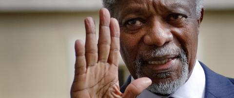 Kofi Annan mislyktes i fredsmegling