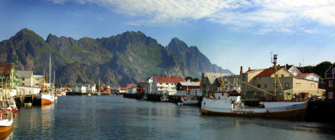 Ti&aring;ret sett nordfra