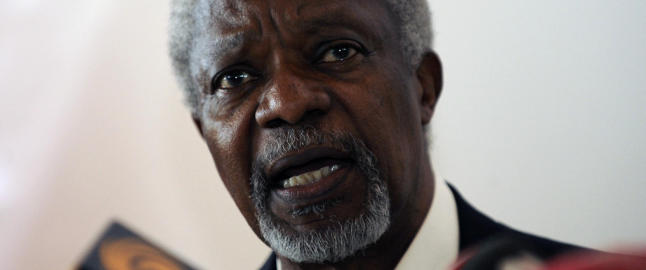 Annan ber verden om � opprettholde presset