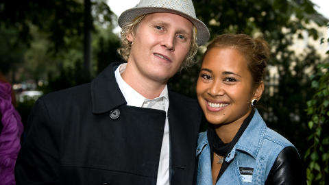 BRUDD: Vinni med Tone Oraini Selfors p� hagefest i 2009. Foto: Stella Pictures