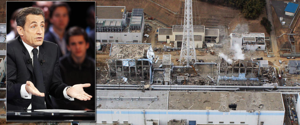 Sarkozy l�y om Fukushima-bes�k