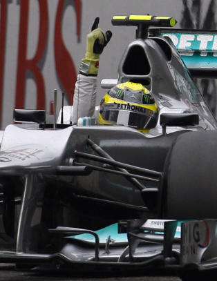 Rosberg vant sin f�rste formel 1-seier