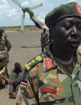 FN-leir bombet i Sør-Sudan