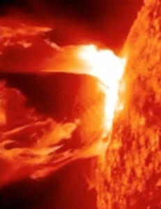 NASA fanget ny spektakul�r solstorm