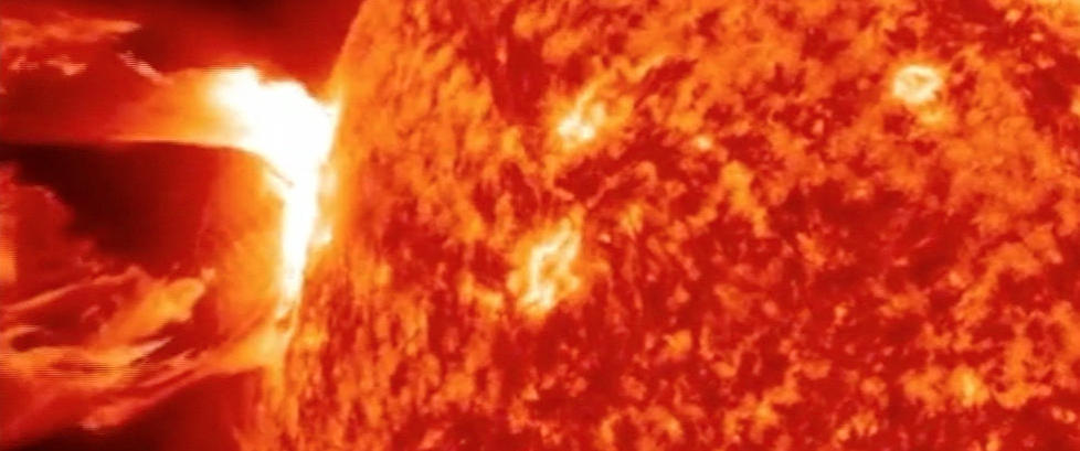 NASA fanget ny spektakul�r solstorm