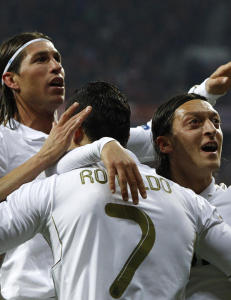 Hvor mange scorer Real Madrid?