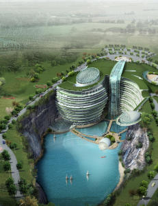 P� dette hotellet bor du 100 meter under bakken