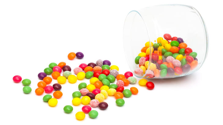 SAKKARIN: Finnes i blant annet godteri og er omtrent 400 ganger søtere enn vanlig rørsukker. Foto: Colourbox SAKKARIN: Finnes i blant annet godteri og er omtrent 400 ganger søtere enn vanlig rørsukker. Foto: Colourbox