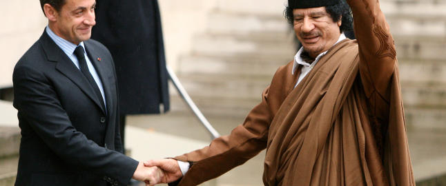 Sarkozy l�y om atomkraft til Kadhafi
