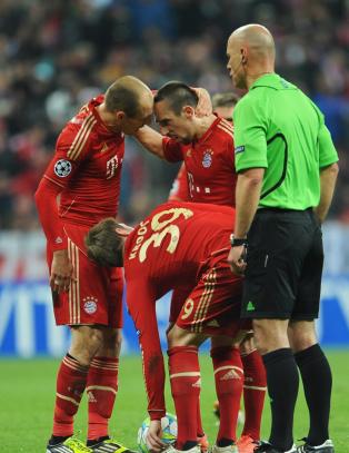 - Robben og Ribery i basketak etter Real-seieren
