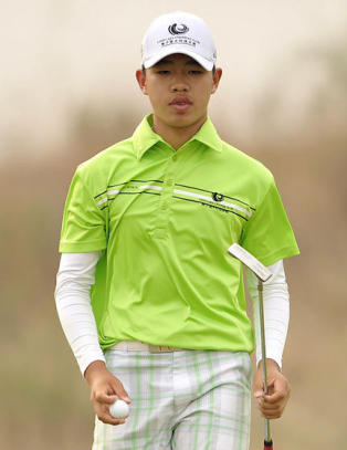 Tøff debut for golffenomenet Tian-lang (13)