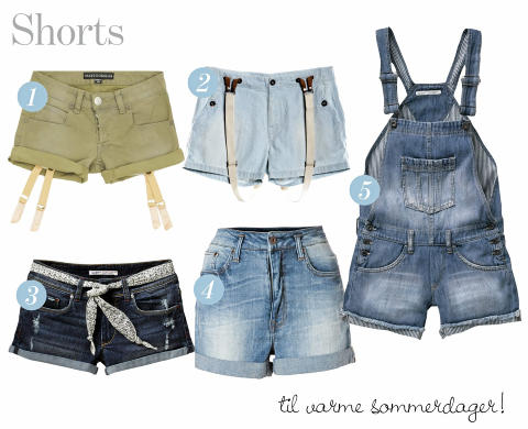 SHORTS: Shortsen har blitt s� popul�r at den nesten erstatter jeansbuksa. Et par av disse i skapet er en lifesaver i v�r og i sommer! FOTO: Produsentene