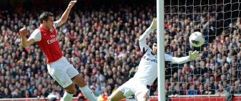 Denne ville du satt for et par m�neder siden, van Persie