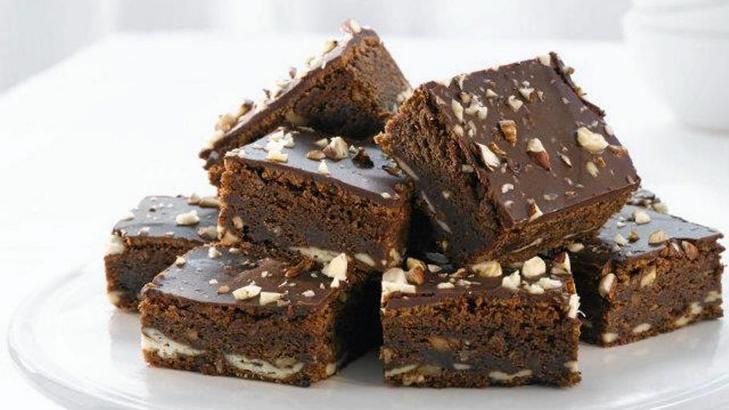 NOUGAT BROWNIES: Blant kakene som nådde til finalen... Foto: Freia NOUGAT BROWNIES: Blant kakene som nådde til finalen... Foto: Freia
