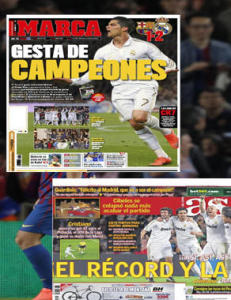Madrid-avisene mener �Barcelona-�raen� er over