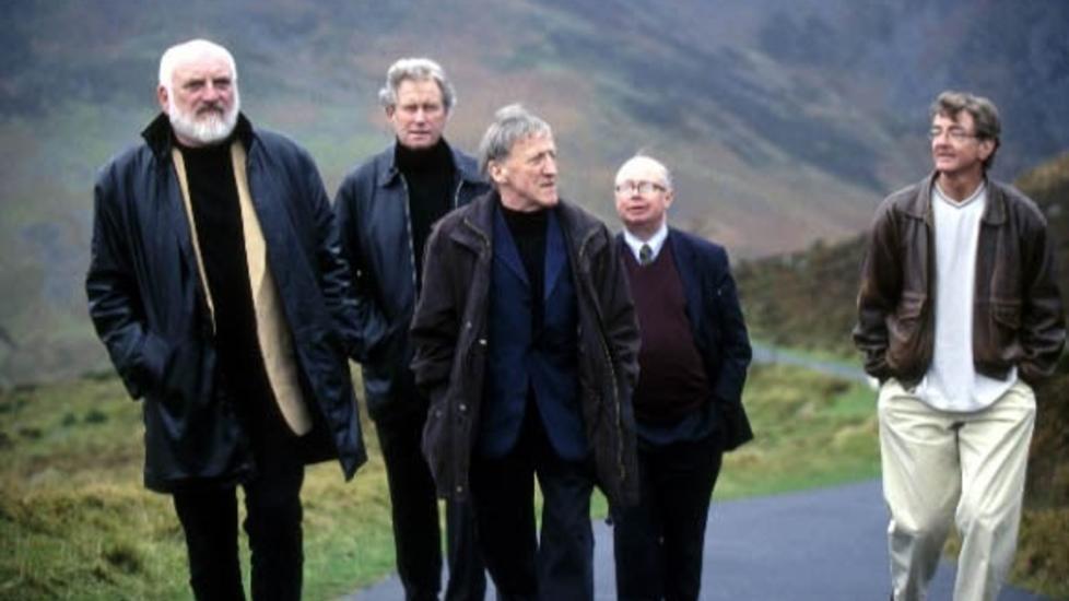 50 �R: The Chieftains anno 2012. Paddy Moloney (i midten) har v�rt med siden starten i 1962.