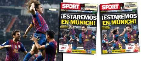 Barca-avis endret forsiden etter Twitter-storm
