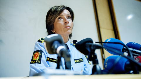 MELDT SAVNET: Politiinspektør Hanne Kristin Rohde opplyser at den drepte mannen er den samme som ble meldt savnet torsdag kveld. Foto: Thomas Haugersveen / Dagbladet MELDT SAVNET: Politiinspektør Hanne Kristin Rohde opplyser at den drepte mannen er den samme som ble meldt savnet torsdag kveld. Foto: Thomas Haugersveen / Dagbladet