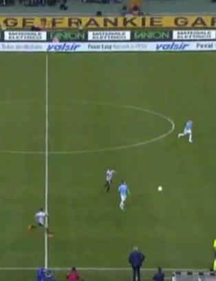 Her blir Lazio lurt av tilskuer med dommerfl�yte