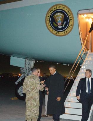 Obama p� hemmelig Afghanistan-bes�k