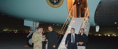 Obama p� hemmelig Afghanistan-bes�k