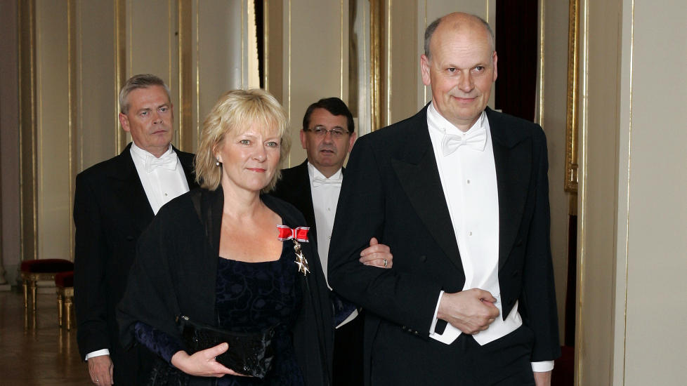 NYGIFT: Onsdag giftet Kristin Clemet seg med sin mange�rige samboer Michael Tetzschner. 
Foto: Erlend Aas / NTB Scanpix