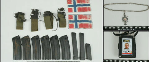 Dette hadde Breivik med seg da han ble tatt