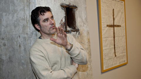 VISKUM: Morten Viskum er kjent for sin utradisjonelle kunst. Foto: Torbjørn Berg VISKUM: Morten Viskum er kjent for sin utradisjonelle kunst. Foto: Torbjørn Berg