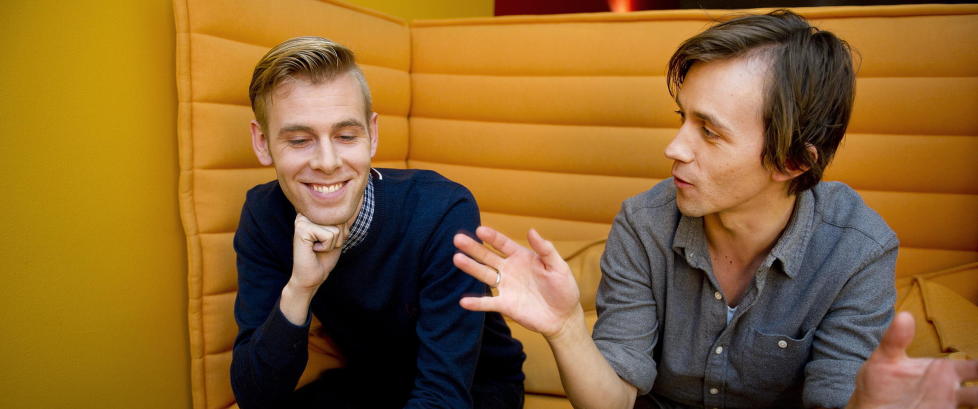N� samarbeider fetterne Lars Vaular og Sondre Lerche for f�rste gang