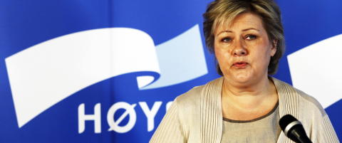 Høyre faller kraftig på partibarometer